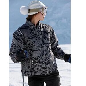 Free People Movement Bunny‎ Slope Printed PrimaLoft Puffer Ski Jacket NWT $328 M